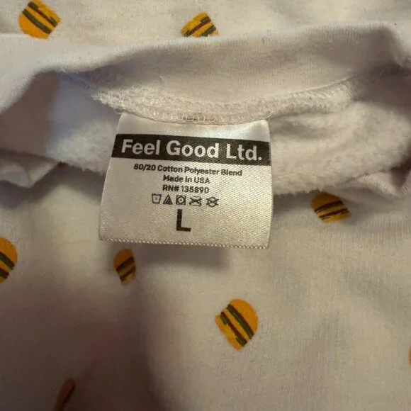 McDonald’s 50th Anniversary Big Mac Print Crewneck Sweatshirt - Picture 4 of 4